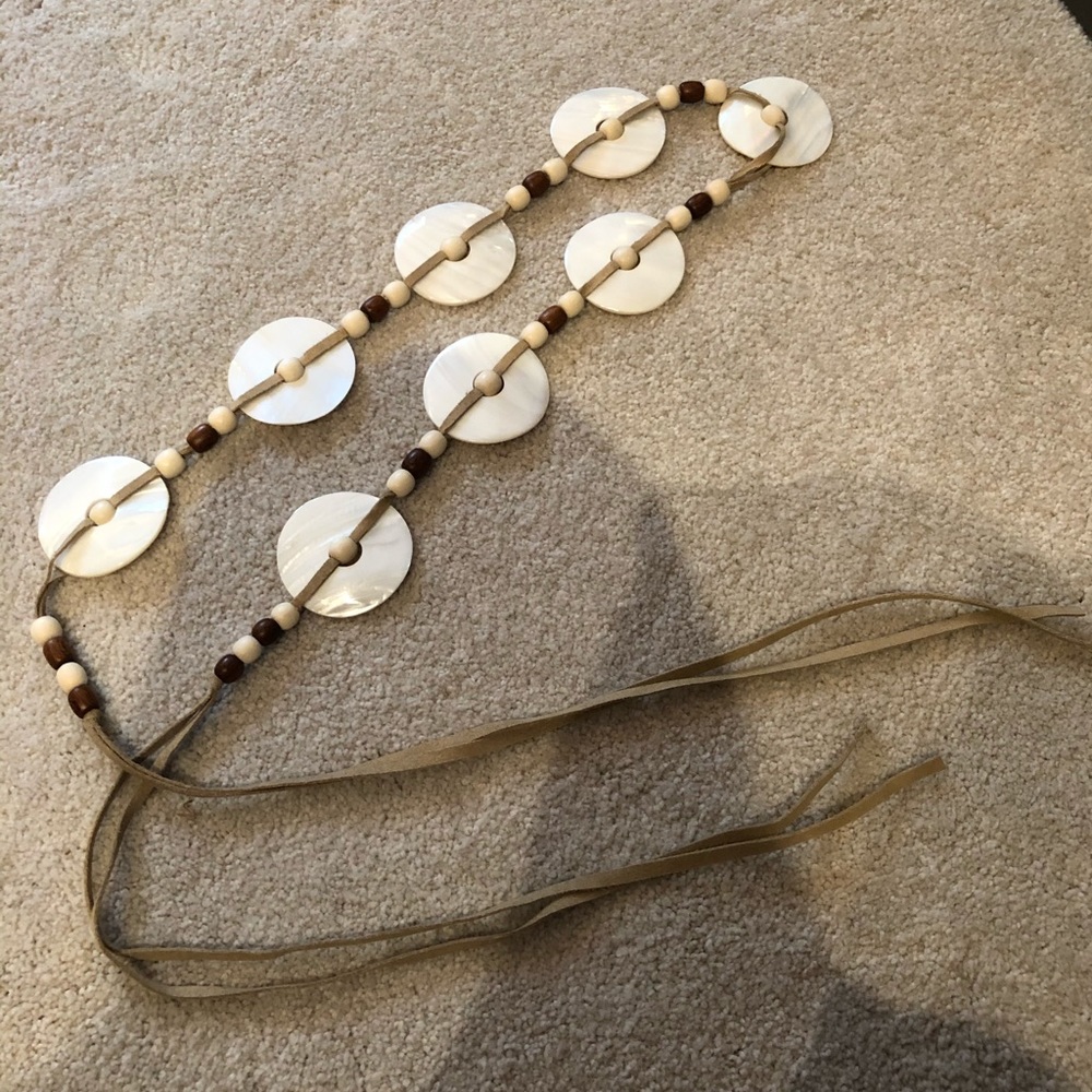 Beaded Shell Belt